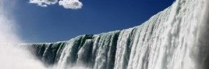 Looking Up At The Niagara Falls