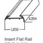 RV Insert Flat Rail PT#7-21096