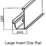 Large RV Insert Drip Rail PT#7-21097