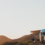 RV camping on a mountain